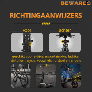 LED richtingaanwijzers voor elektrische Fiets