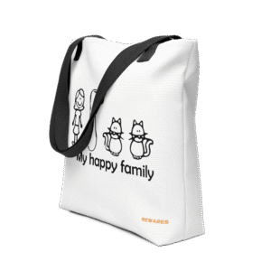 stoffen tas happy family
